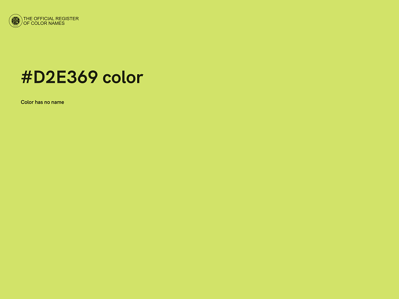 #D2E369 color image