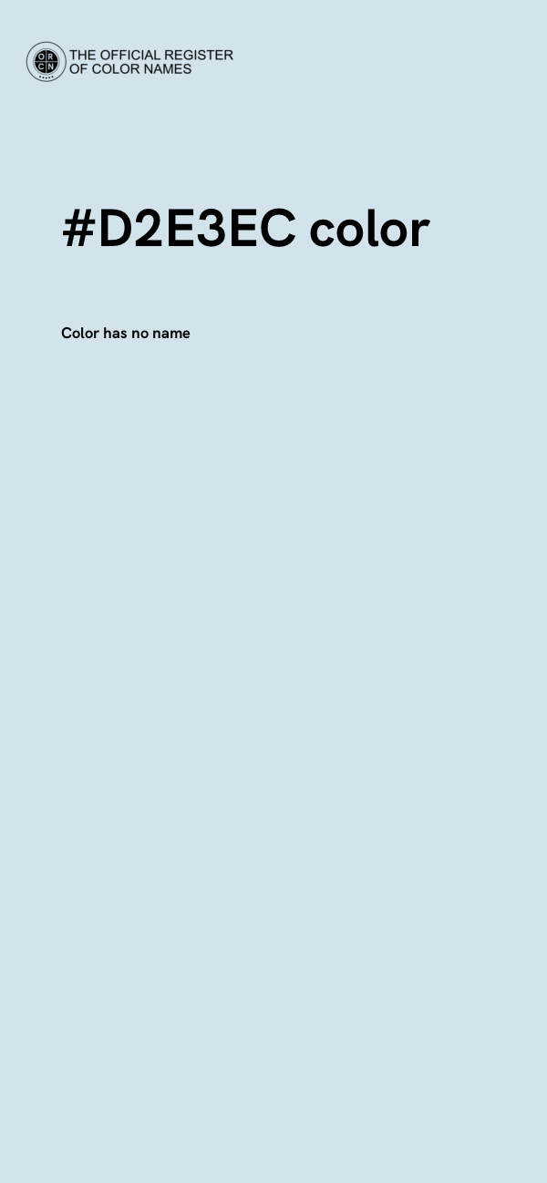#D2E3EC color image