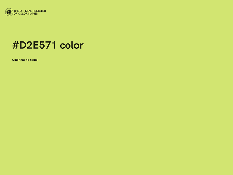 #D2E571 color image