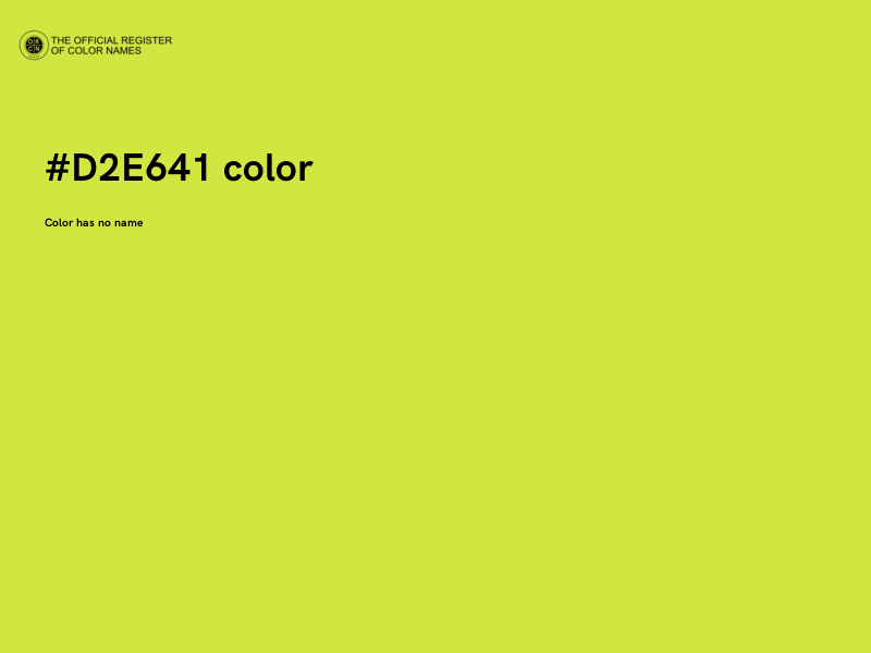 #D2E641 color image