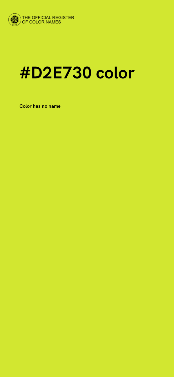 #D2E730 color image