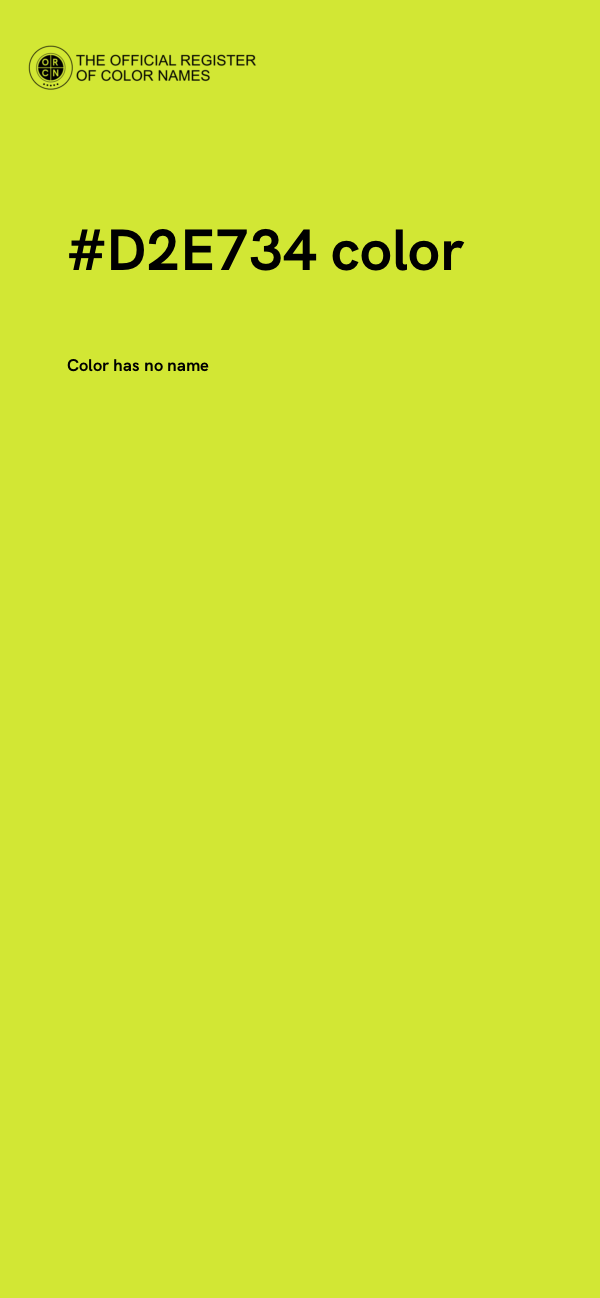#D2E734 color image