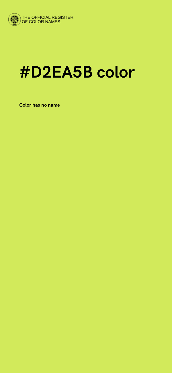 #D2EA5B color image