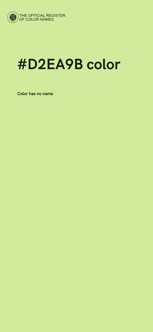 #D2EA9B color image
