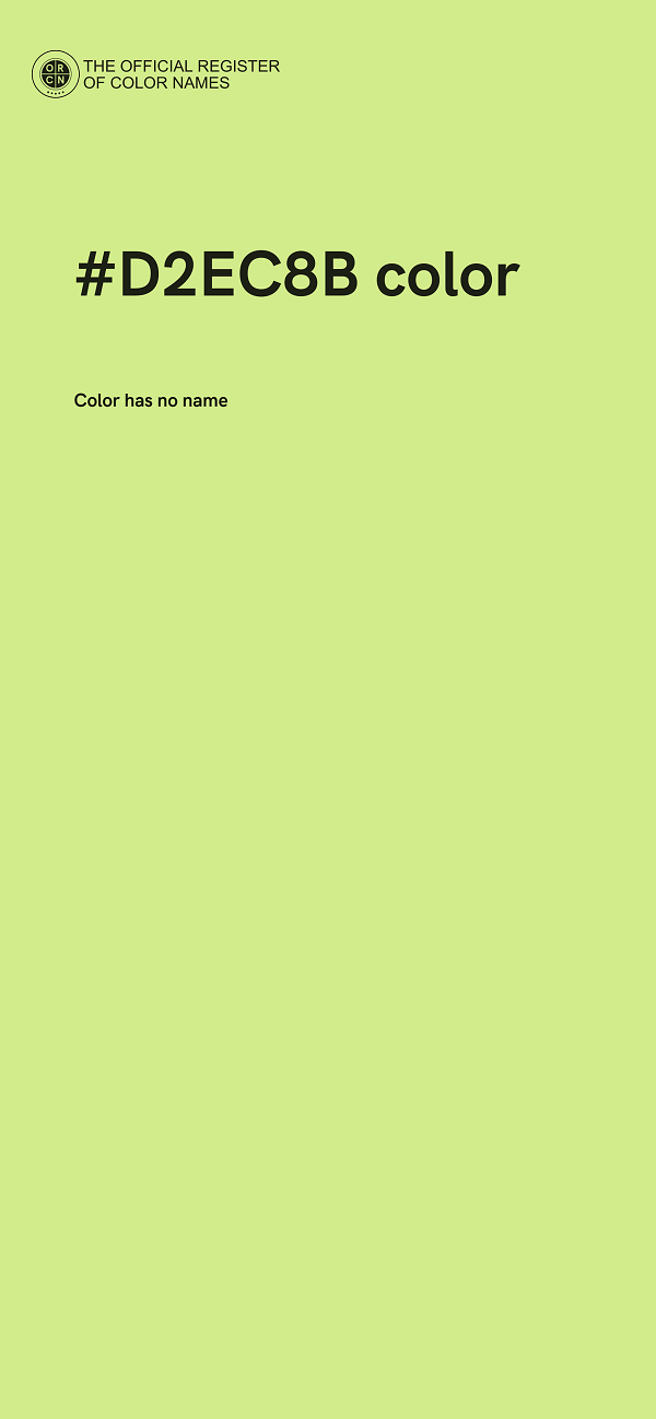 #D2EC8B color image