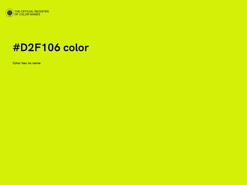#D2F106 color image