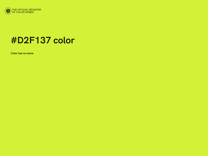 #D2F137 color image