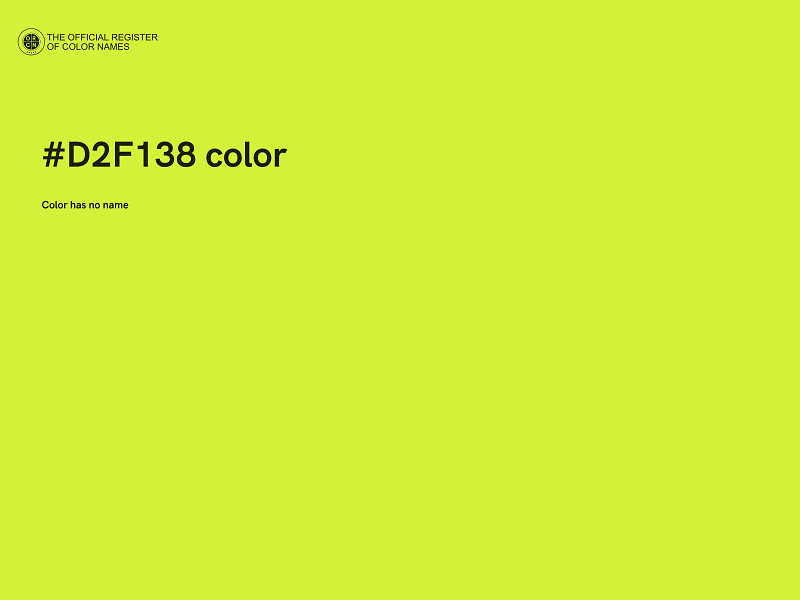 #D2F138 color image
