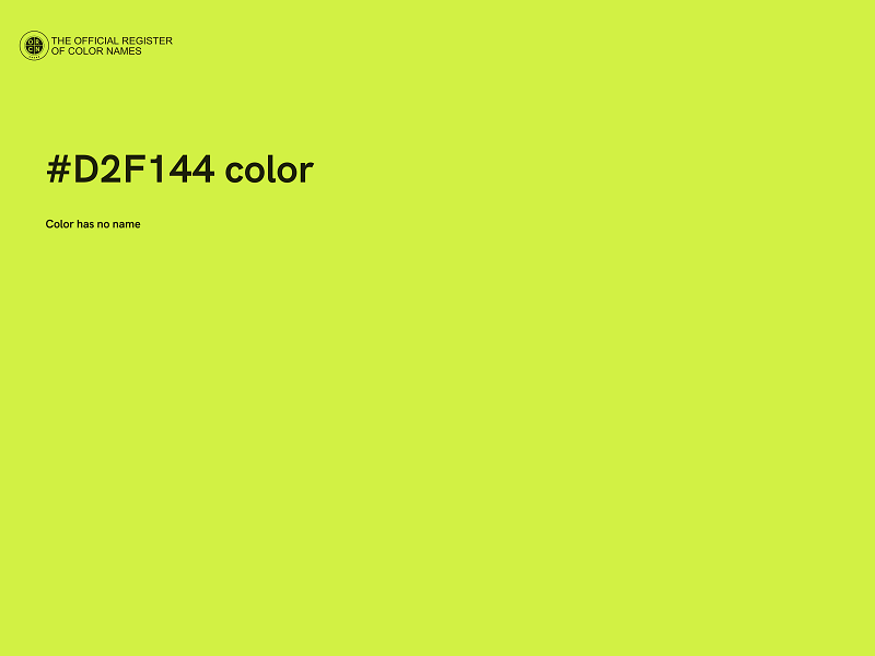 #D2F144 color image