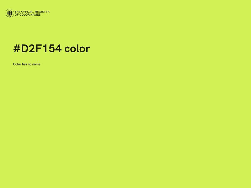 #D2F154 color image