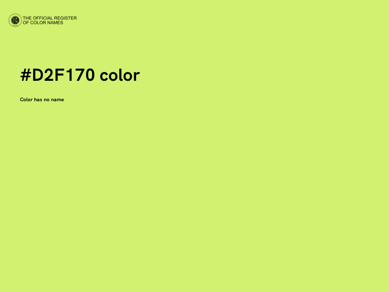 #D2F170 color image