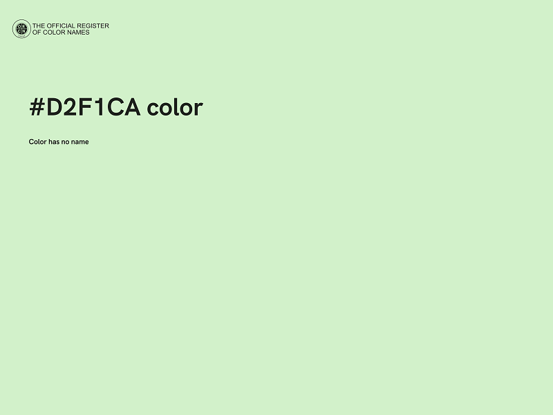 #D2F1CA color image