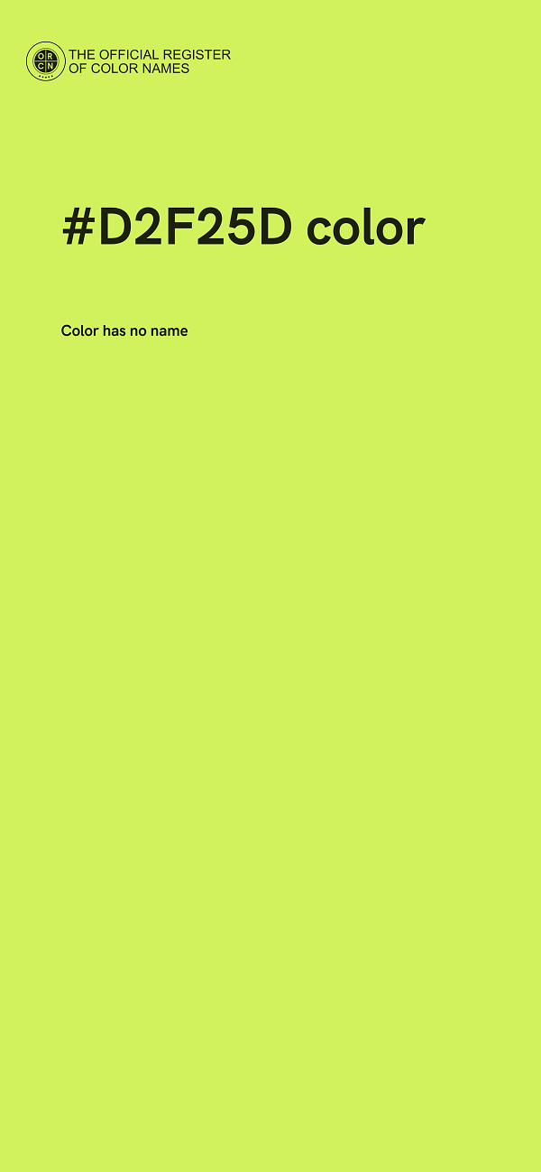 #D2F25D color image