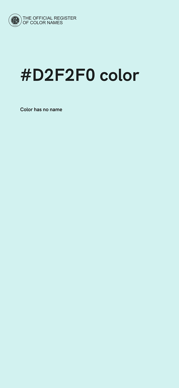 #D2F2F0 color image