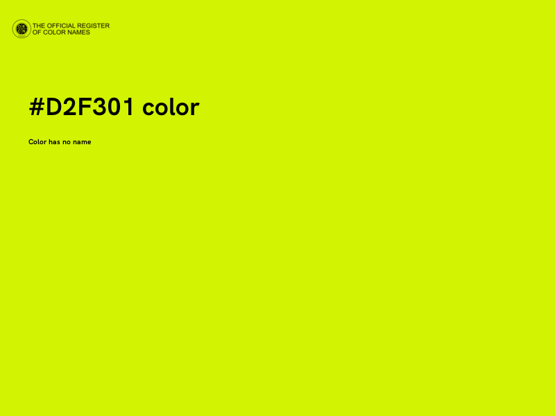 #D2F301 color image