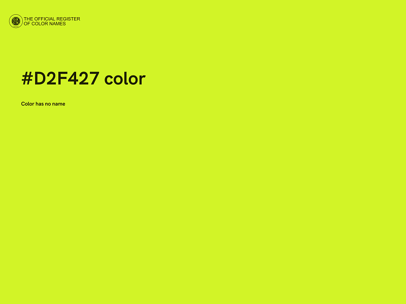 #D2F427 color image