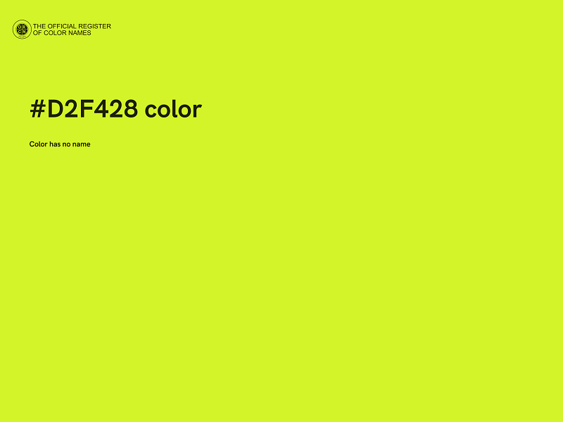 #D2F428 color image