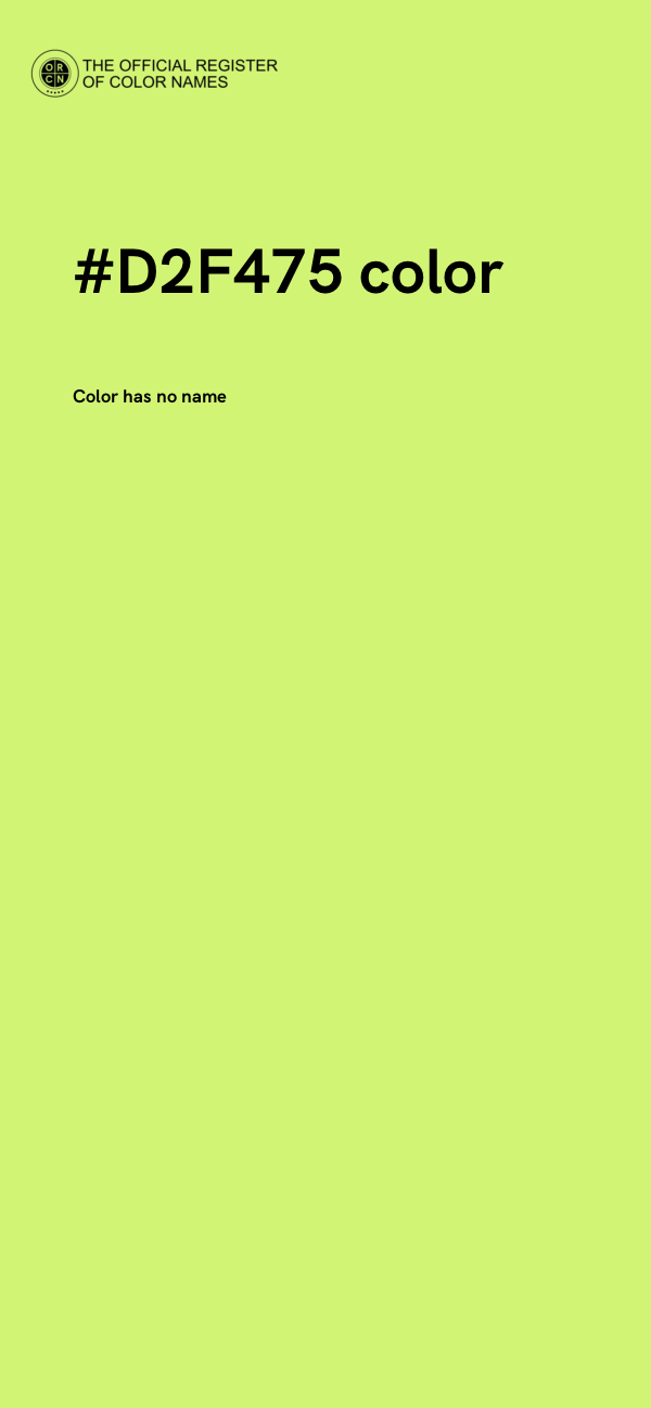 #D2F475 color image