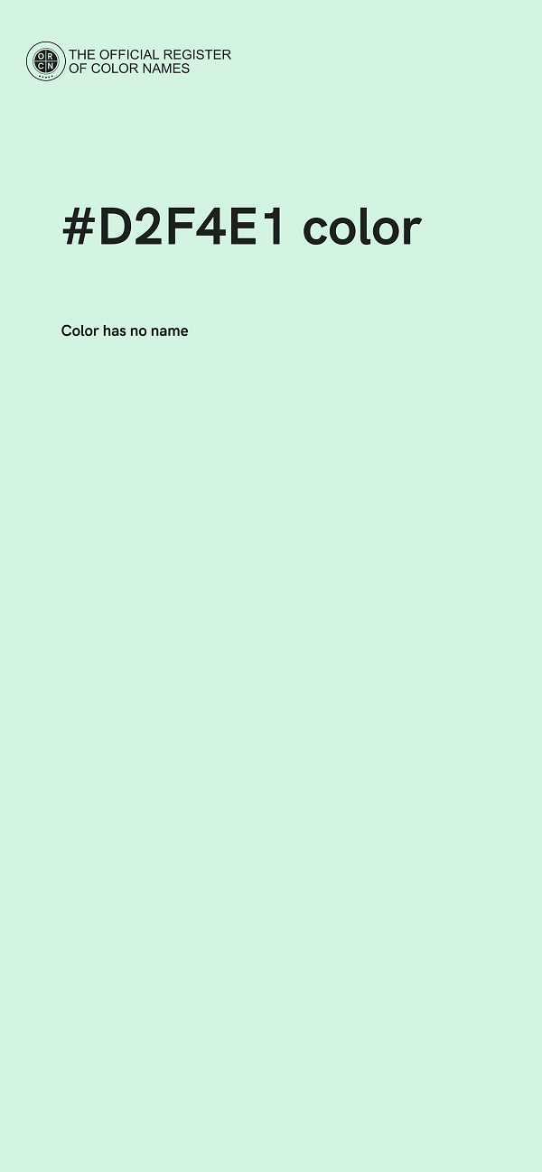 #D2F4E1 color image