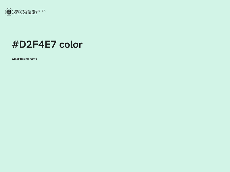 #D2F4E7 color image