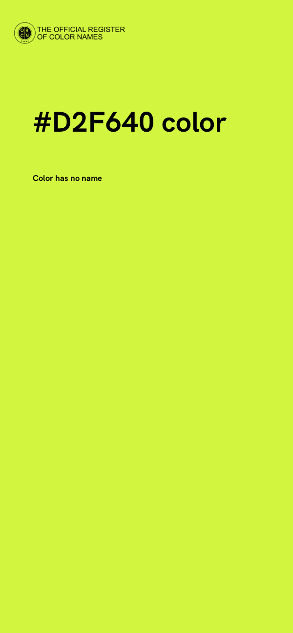 #D2F640 color image