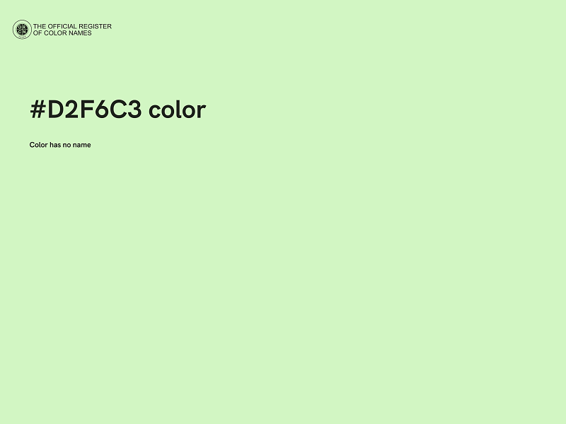 #D2F6C3 color image