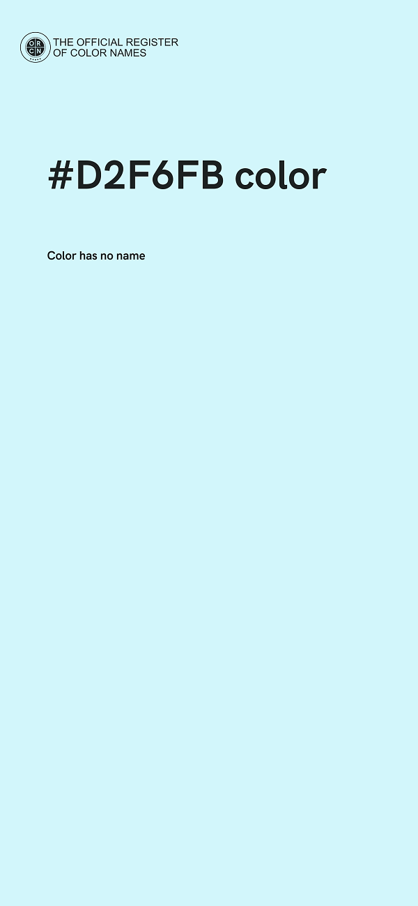#D2F6FB color image