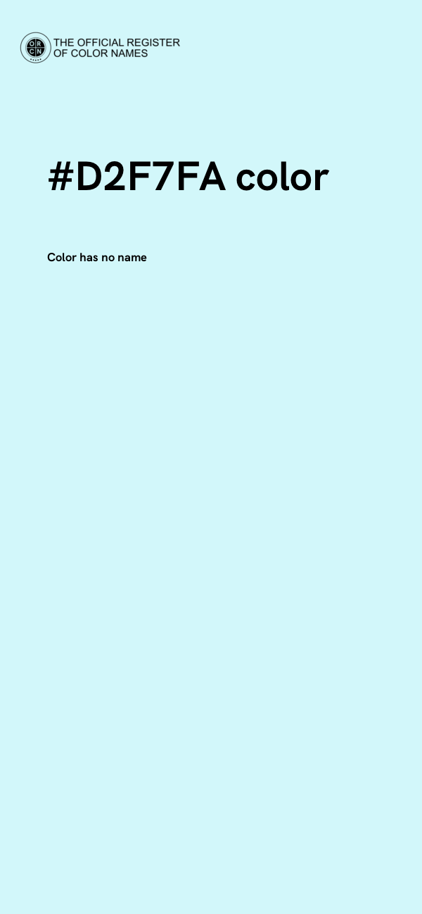 #D2F7FA color image