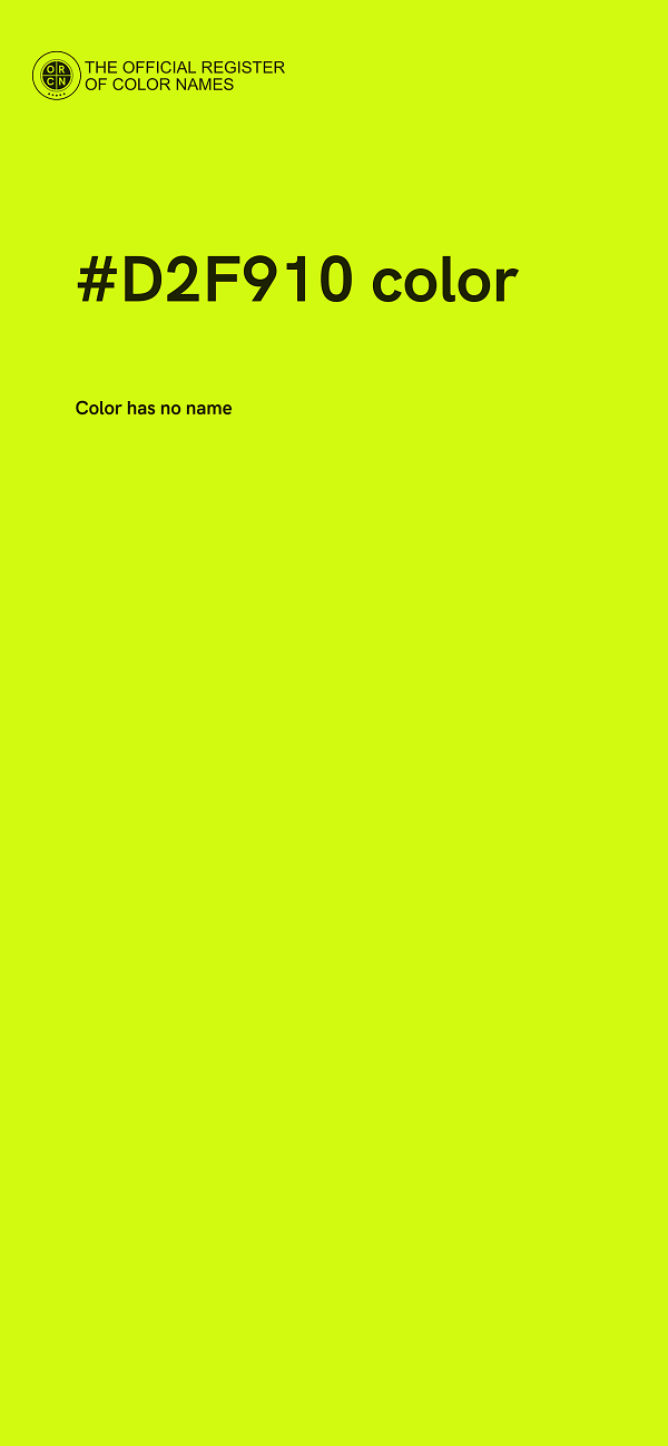 #D2F910 color image