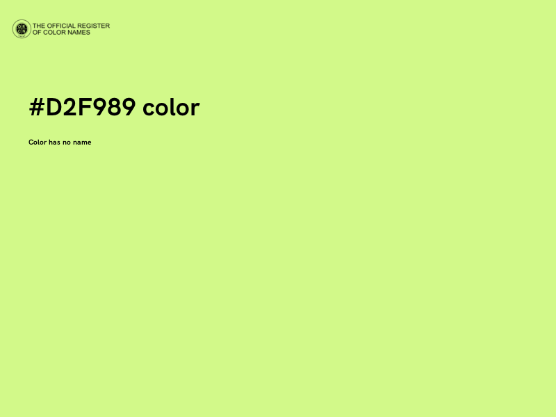 #D2F989 color image