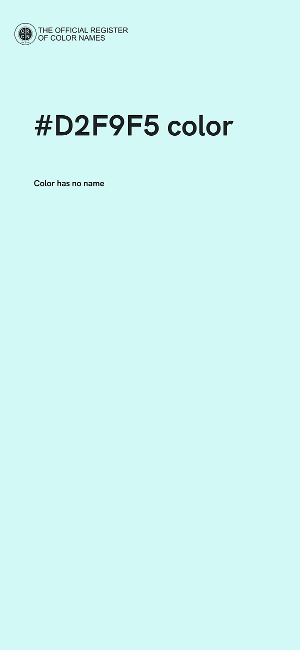 #D2F9F5 color image