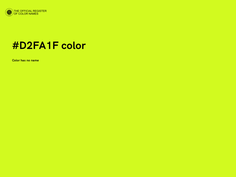 #D2FA1F color image