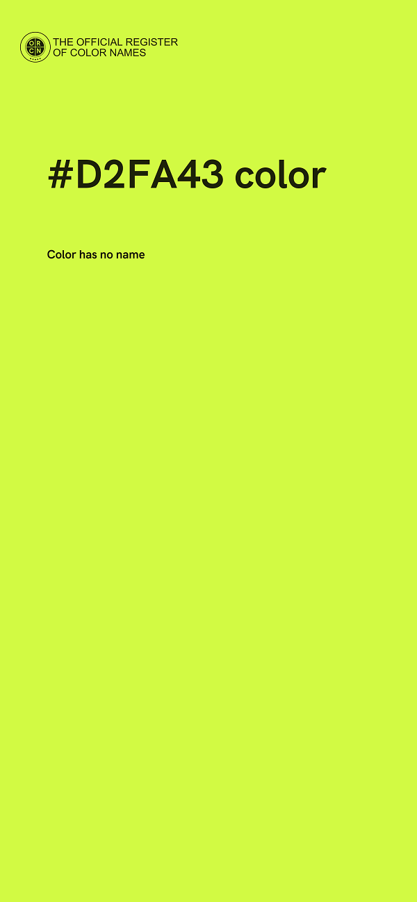 #D2FA43 color image