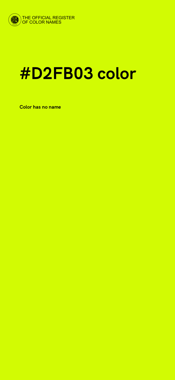 #D2FB03 color image