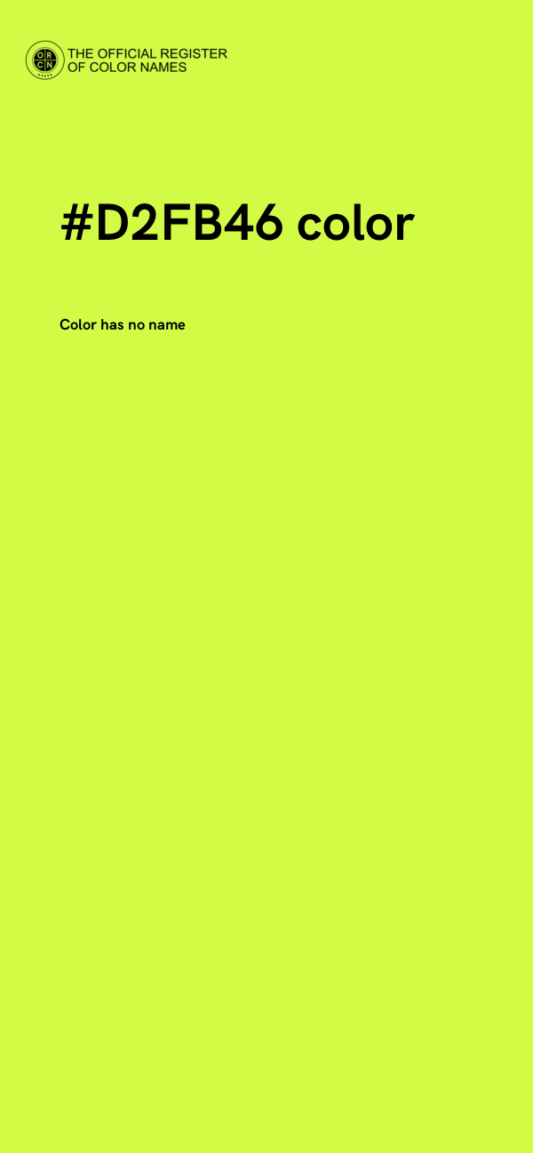 #D2FB46 color image