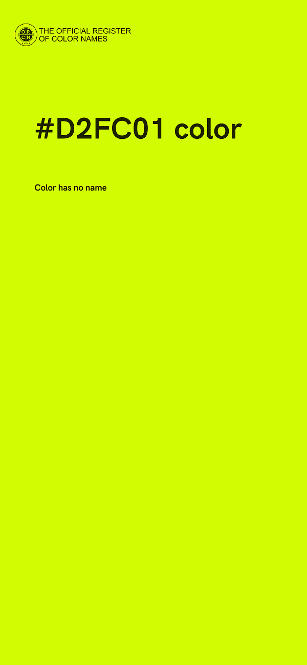 #D2FC01 color image