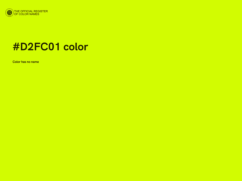 #D2FC01 color image
