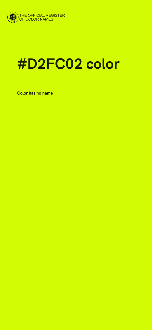 #D2FC02 color image