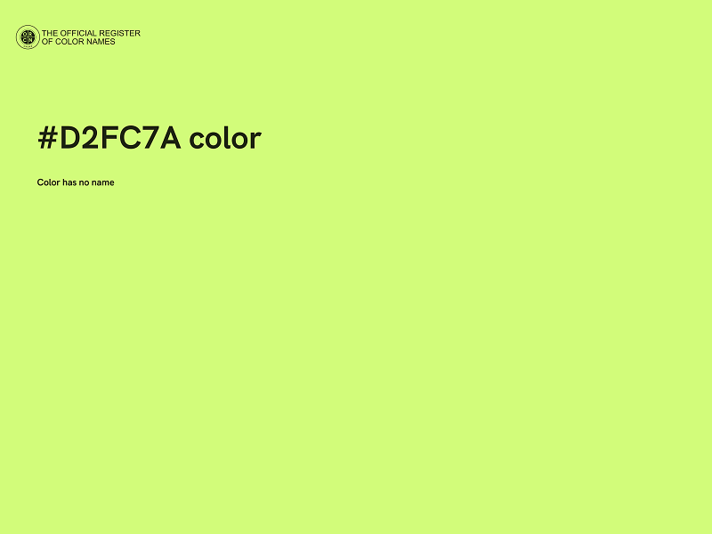 #D2FC7A color image