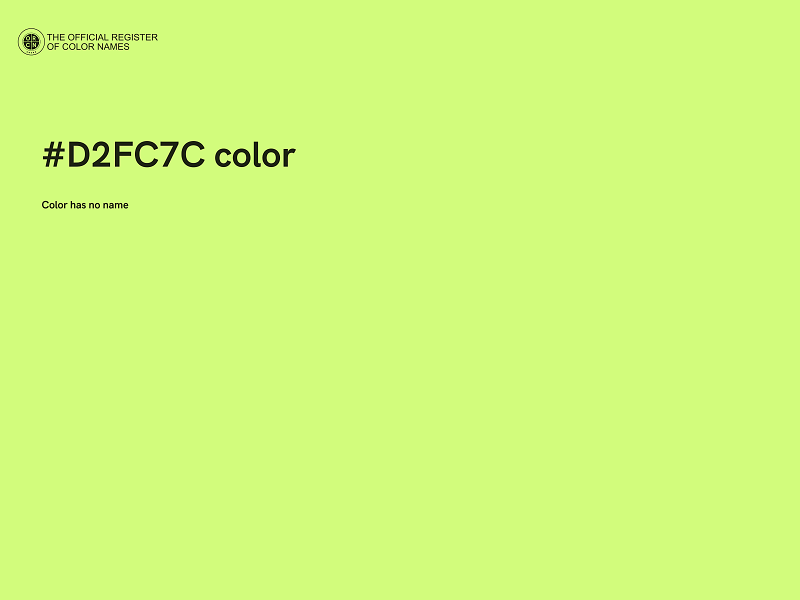 #D2FC7C color image