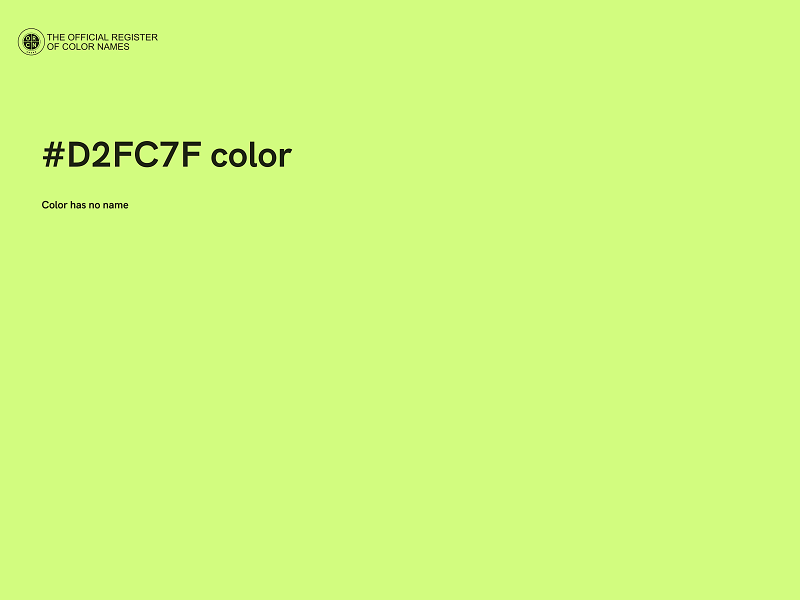 #D2FC7F color image