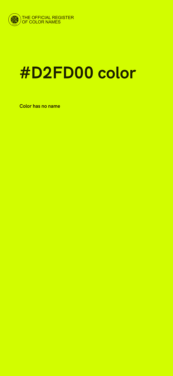 #D2FD00 color image
