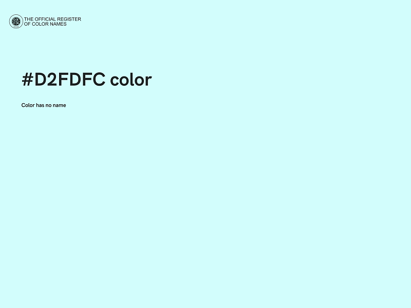 #D2FDFC color image