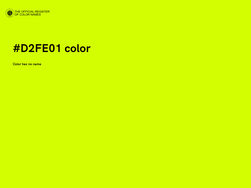 #D2FE01 color image