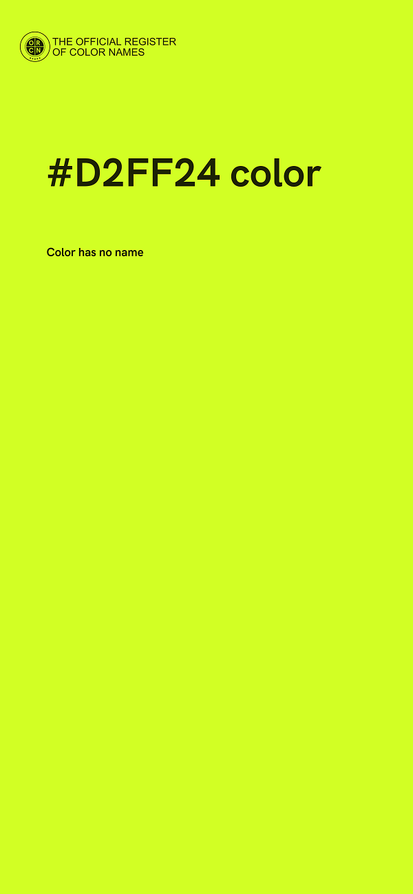 #D2FF24 color image