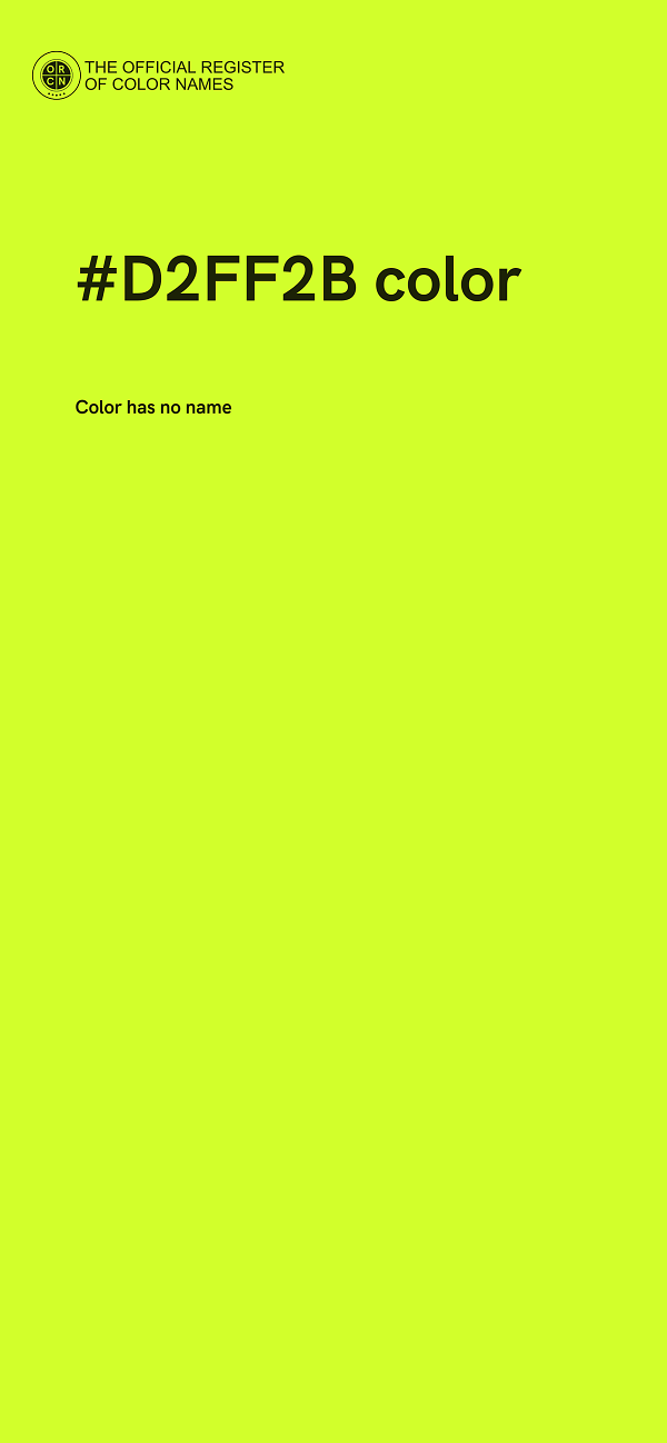 #D2FF2B color image
