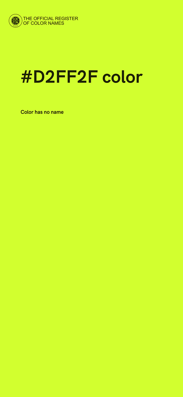 #D2FF2F color image
