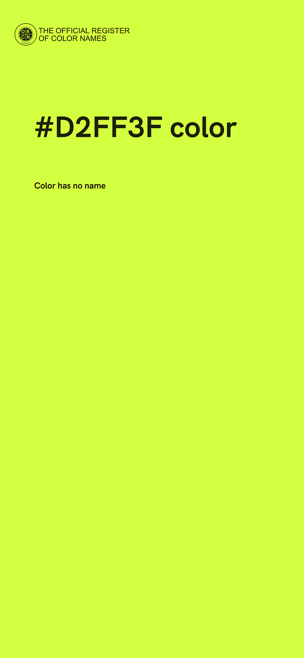 #D2FF3F color image
