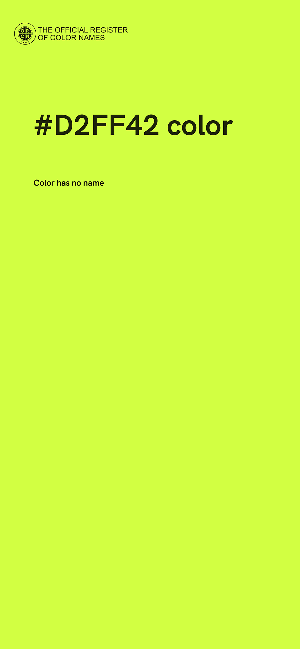 #D2FF42 color image