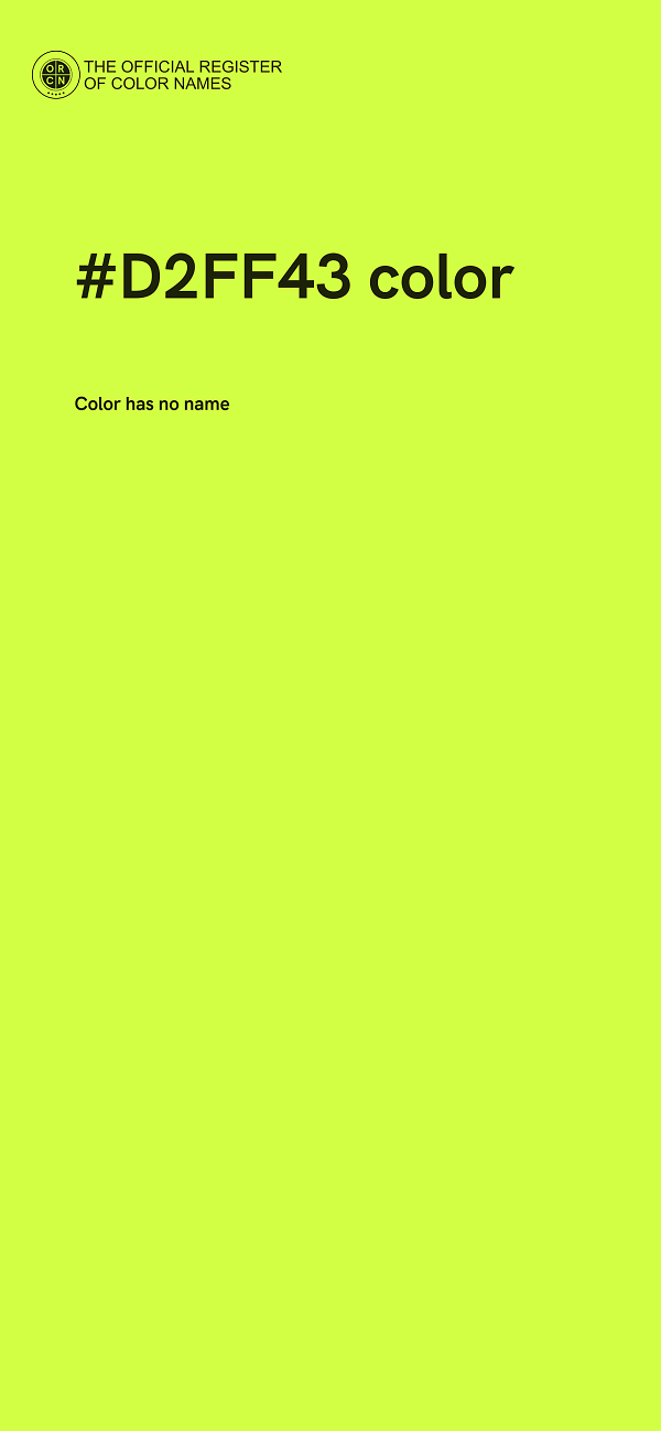 #D2FF43 color image